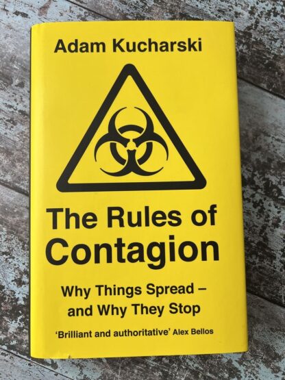 An image of a book by Adam Kucharski - The Rules of Contagion