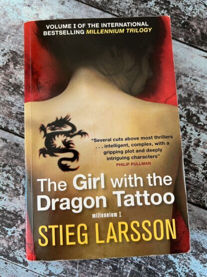 An image of a book by Stieg Larsson - The Girl with the Dragon Tattoo