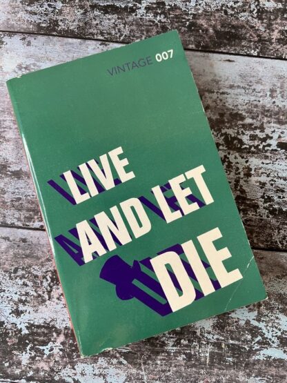 An image of a book by Ian Fleming - Live and let die