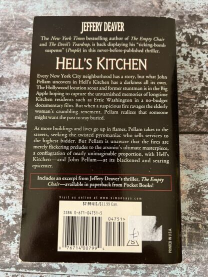 An image of a book by Jeffery Deaver - Hell's Kitchen