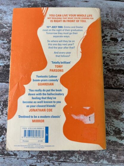 An image of a book by David Nicholls - One Day