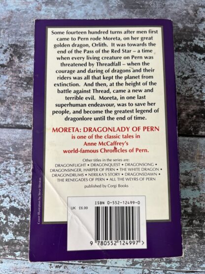 An image of a book by Anne McCaffrey - Moreta: Dragonlady of Pern