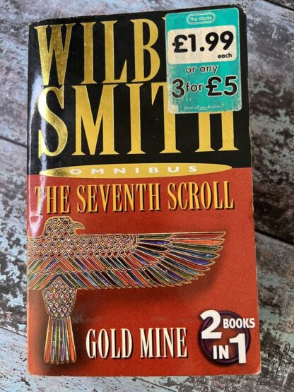 An image of a book by Wilbur Smith - The Seventh Scroll and Gold Mine