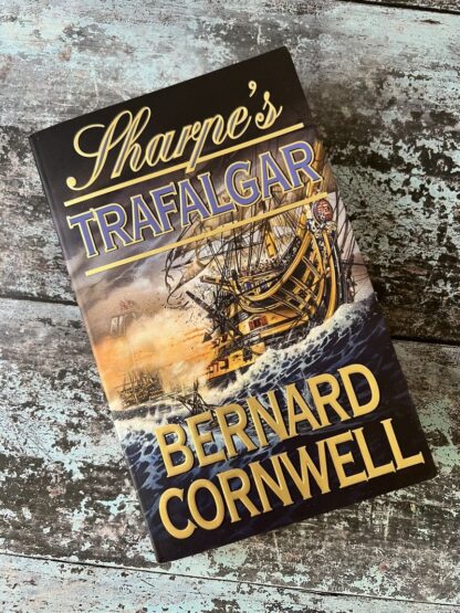 An image of a book by Bernard Cornwell - Sharpe's Trafalgar