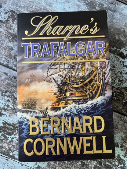 An image of a book by Bernard Cornwell - Sharpe's Trafalgar