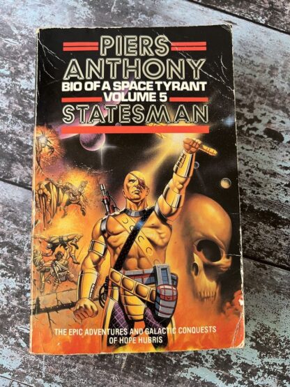 An image of a book by Piers Anthony - Bio of a Space Tyrant