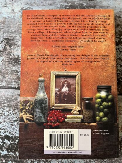 An image of a book by Joanne Harris - Blackberry Wine