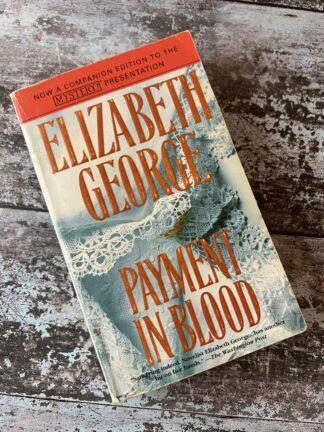 An image of a book by Elizabeth George - Payment in Blood