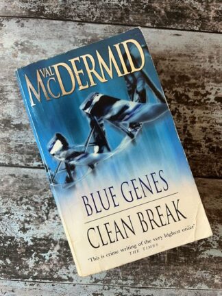 An image of a book by Val McDermid - Blue Genes and Clean Break