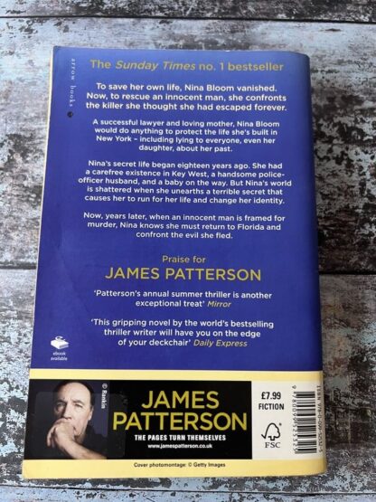 An image of a book by James Patterson - Now You See Her