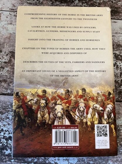 An image of a book by Janet MacDonald - Horses in the British Army 1750 to 1950.
