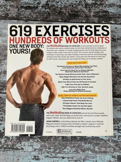 An image of the book by Adam Campbell - The Men's Health Big Book of Exercises