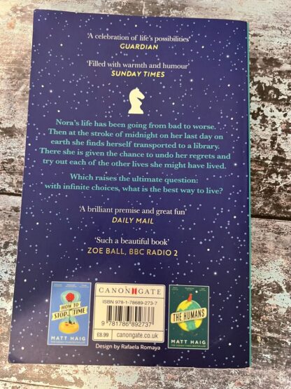 An image of the book by Matt Haig - The Midnight Library