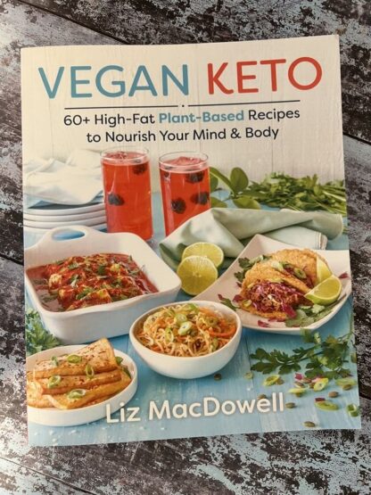 An image of the book by Liz MacDowell - Vegan Keto