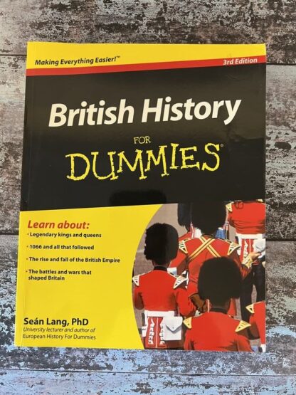 An image of a book by Seán Lang - British History for Dummies