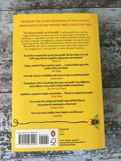 An image of the book The Bee Sting by Paul Murray