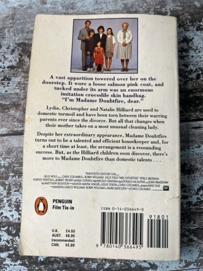 An image of the book Madame Doubtfire by Anne Fine