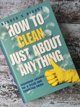 An image of the book How to clean just about anything