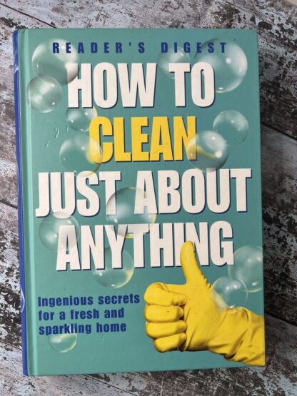 An image of the book How to clean just about anything