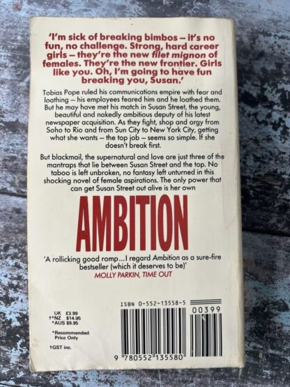 An image of the book Ambition by Julie Burchill