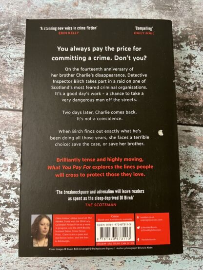 An image of the book What you pay for by Claire Askew