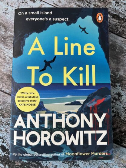 An image of the book A Line to Kill by Anthony Horowitz