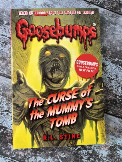 An image of the book Goosebumps. The Curse of the Mummy's Tomb by RL Stine