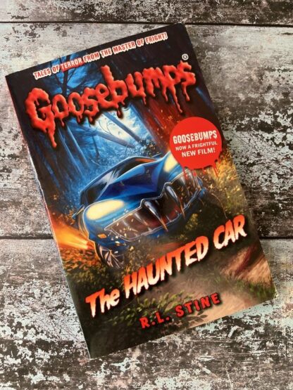 An image of the book Goosebumps. The Haunted Car by RL Stine