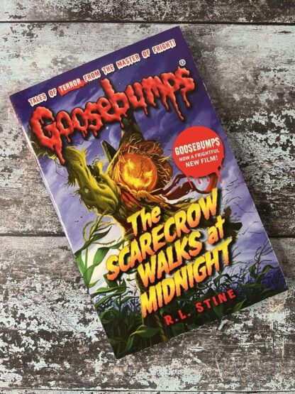 An image of the book Goosebumps. The Scarecrow Walks at Midnight by RL Stine