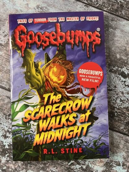 An image of the book Goosebumps. The Scarecrow Walks at Midnight by RL Stine