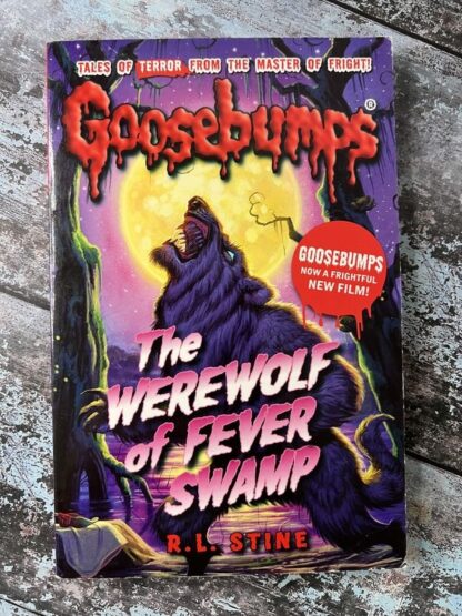 An image of the book Goosebumps. The Werewolf of Fever Swamp by RL Stine