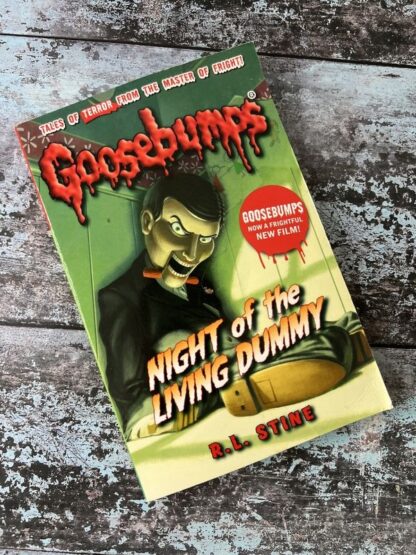 An image of the book Goosebumps. Night of the Living Dummy by RL Stine