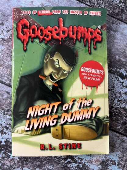 An image of the book Goosebumps. Night of the Living Dummy by RL Stine