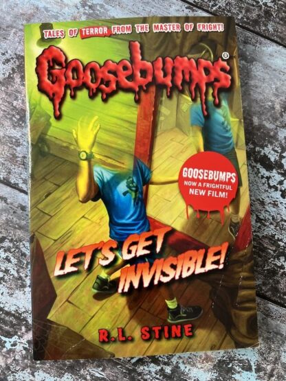 An image of the book Goosebumps. Let's Get Invisible! by RL Stine