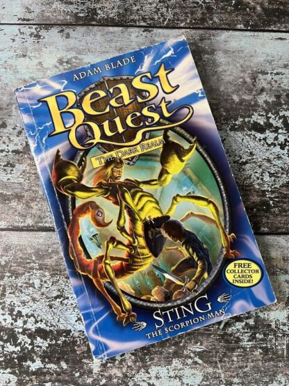 An image of the book Beast Quest, The Dark Realm. Sting the Scorpion Man by Adam Blade