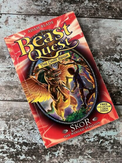 An image of the book Beast Quest, The Dark Realm. Skor the Winged Stallion by Adam Blade