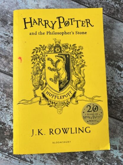 An image of the book Harry Potter and the Philosopher's Stone by J K Rowling