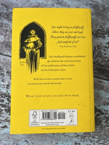 An image of the book Harry Potter and the Philosopher's Stone by J K Rowling