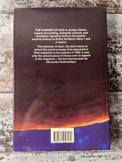 A image of the book The Hammer of God by Arthur C Clarke