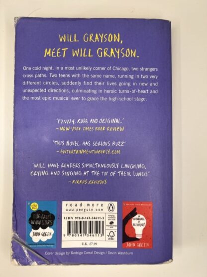 An image of the book Will Grayson, Will Grayson by John Green and David Leuithan