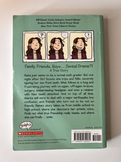 An image of the book Smile by Raina Telgemeier