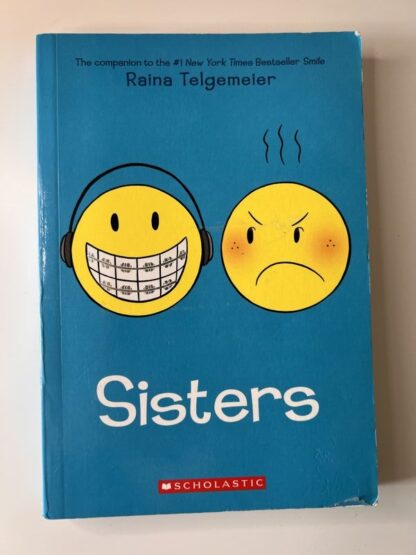 An image of the book Sisters by Raina Telgemeier