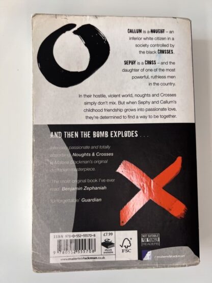 An image of the book Noughts and Crosses by Malorie Blackman