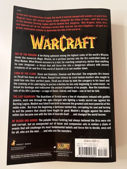 An image of the book Warcraft Archive by Richard A Knaak