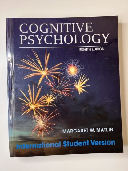 An image of the book Cognitive Psychology by Margaret W Matlin